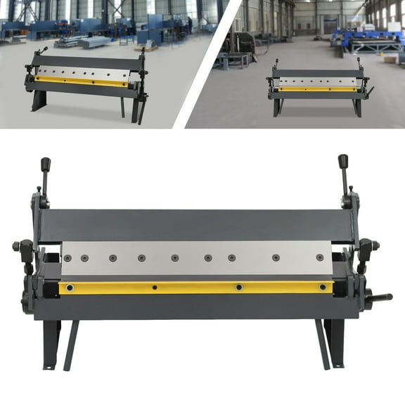 24" Pan and Box Brake Sheet Metal Pan and Box Metal Brake W/ Removable Fingers