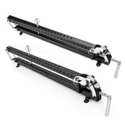 24 in Panel Clamp 2 Pack, 4-Way Pressure Steel Parallel Clamp For Board Cabinet, Tabletops, Woodwork, Adjustable Parallelogram Couplers, Panel Clamps Woodworking