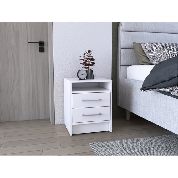 24" Particle Board Night Stand / Easy to Assemble for Bedroom Use