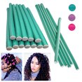 24 Pc Large and Small Flexi Rods Curl Hair Rollers Perm Curlers Soft
