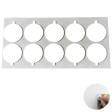 24 Pcs 1.2 in / 3 cm Double Sided Adhesive Dots, with Easy-Peel Tabs, Heavy Duty Sticky Dots Double Sided for Car Mounts, Wall Decor, Balloons, DIY Crafts, No Residue