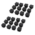 thumbnail image 1 of 24 Pcs 15mm x 15mm Plastic Square Tube Pipe Inserts End Blanking, 1 of 8
