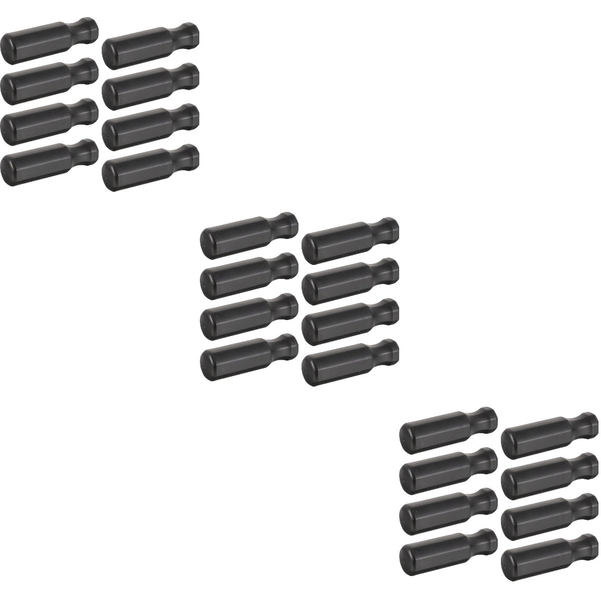 24 Pcs 4824 Octagonal Handle Kids Soccer Ball Foosball Table Parts