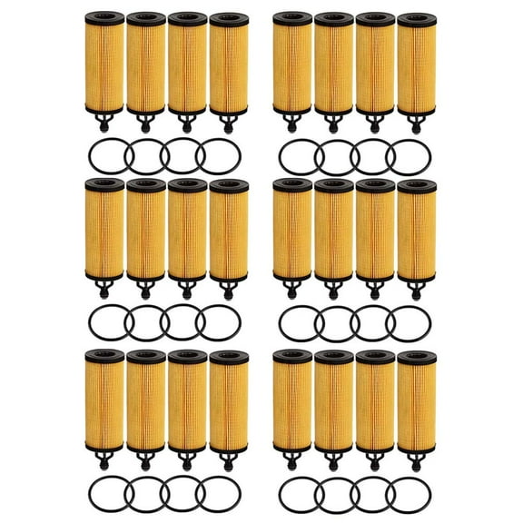 24 Pcs 68191349AC Oil Filte Chrysler Jeep Dodge RAM 3.2L 3.6L V6 MO-349 US