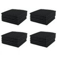 thumbnail image 1 of 24 Pcs Acoustic Panels Foam Board Studio Sound-Absorbing Firewall Wedge Tiles Helps Reduce and Unnecessary Noise, 1 of 7