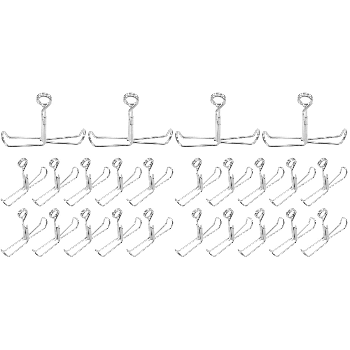 24 Pcs Aquarium Hose Clamp Fish Bowl Spring Clip Iron