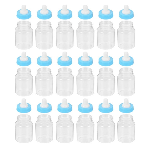 ORDDIART Baby Shower Candy Bottles Set of 24 Pieces Party Favors Decorations for Baby Shower and Birthday Celebrations