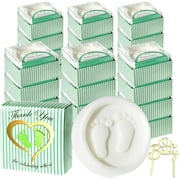 AiXiAng Pink Princess Crown Shaped Homemade Soap Baby Shower Favor, 24 Pieces