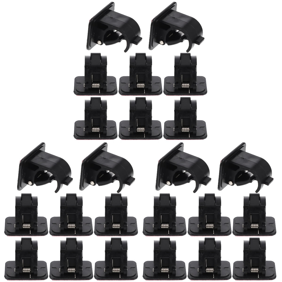 24 Pcs Bathroom Hook Single Curtain Rod Holder Shower Pole Brackets ...