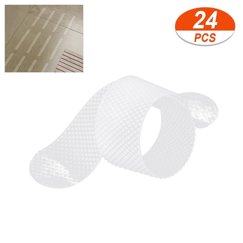24 Pcs Bathtub Non Slip Stickers Anti Slip Shower Strips Treads Safety Bathroom Tubs Mat with