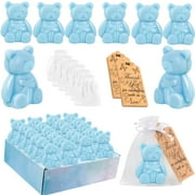 AiXiAng Baby Shower Favors Pitter Patter Style Bath Soaps, 24 Pack