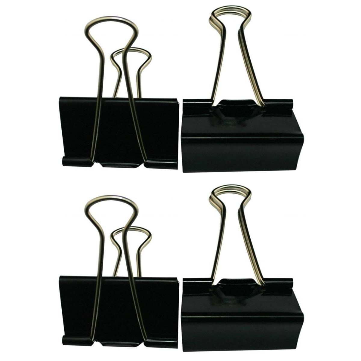 24 Pcs Binder Clips Office Supplies Office Chaiers Cling Clip Metal