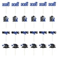 thumbnail image 1 of 24 Pcs Blue Graduation Cupcake Toppers 2026, Glitter Class of 2026 Cupcake Picks, 2026 Congrats Grad Cap, Diploma Cupcake Picks for Graduation Theme Party Cake Decorations,, 1 of 9