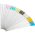 thumbnail image 1 of 24 Pcs Blunt Tip Dispensing Needle 8 Mixed Size Long Dispensing Tip - 16ga 12ga 10ga 9ga 8ga 7ga 6ga 5ga Blunt Needles for Refilling Liquids Vape Oil or Glue Applicator Multi-color, 1 of 9
