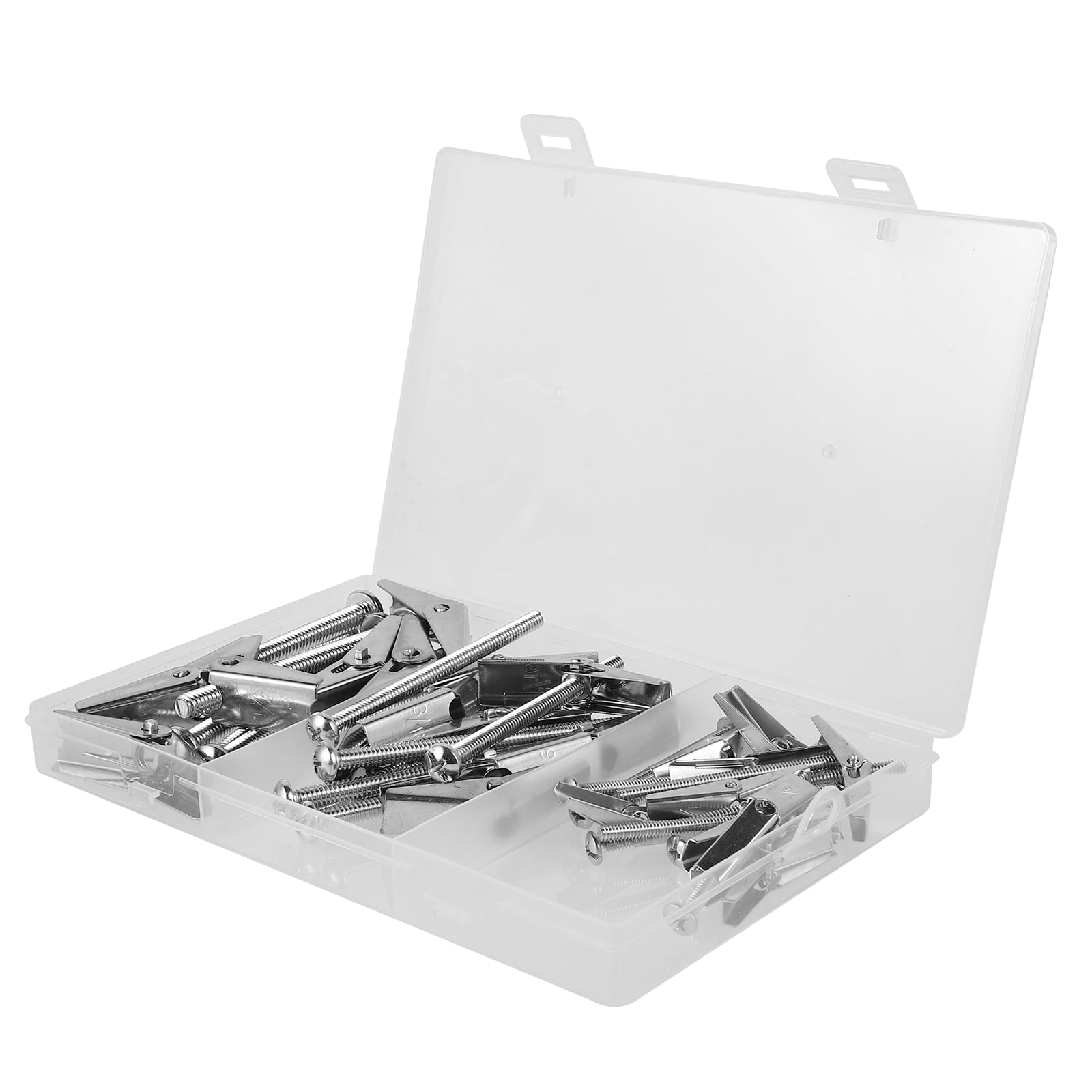 24 Pcs Bolt and Nut Kit Screws Ceiling Wall Fastener Anchors for Drywall Heavy Duty Plasterboard Fixings
