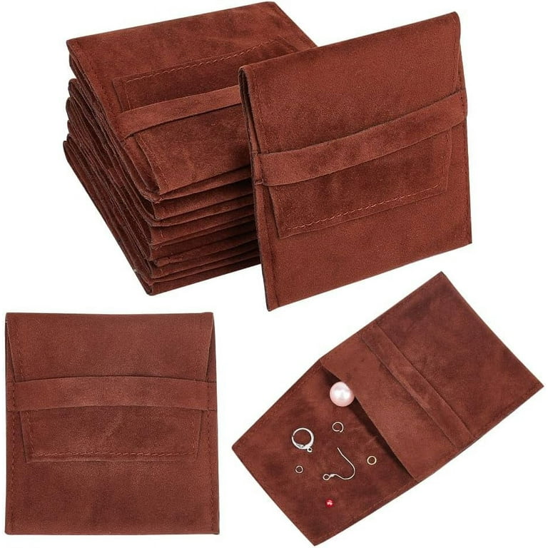 Packaging Velvet Envelope Pouch Cloth Velvet Envelopes, 8X4 Inch
