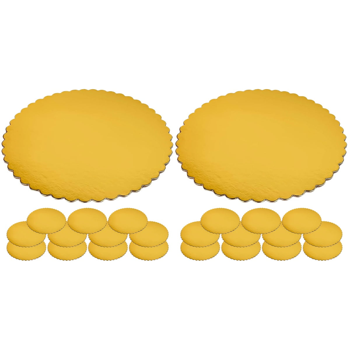 WYN 24 Pcs Cake Board Cake Round Circle Base Mousse Cake Display Bases ...