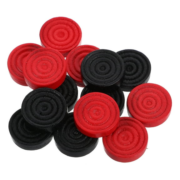 SHANNOY Checker Board Pieces Synthetic Material 24Pcs 1.1X1.1X0.2In