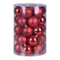 thumbnail image 1 of 24 Pcs Christmas Ball Ornaments Shatterproof Combine Baubles Bulbs Balls with Matte Shiny Glitter Mirror Decoratived Xmas Tree Hanging Decoration, 1 of 6