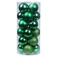 thumbnail image 1 of 24 Pcs Christmas Balls Ornaments, Shatterproof Christmas Tree Decorations, Hanging Ball Pre-Strung Xmas Tree Decorations for Halloween Decorations Holiday Wedding Christmas Decor, 1 of 9