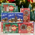 thumbnail image 1 of 24 Pcs Christmas Boxes, Christmas Treat Boxes for Cookie Pastry Dessert Chocolate Candy, 1 of 8