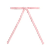 24 Pcs Christmas Decorations Mini Small Velvet Christmas Bows Tree Hanging Ornaments Christmas Tree Wreath Decor Home Decoration 7.09x5.12 Inch Pink