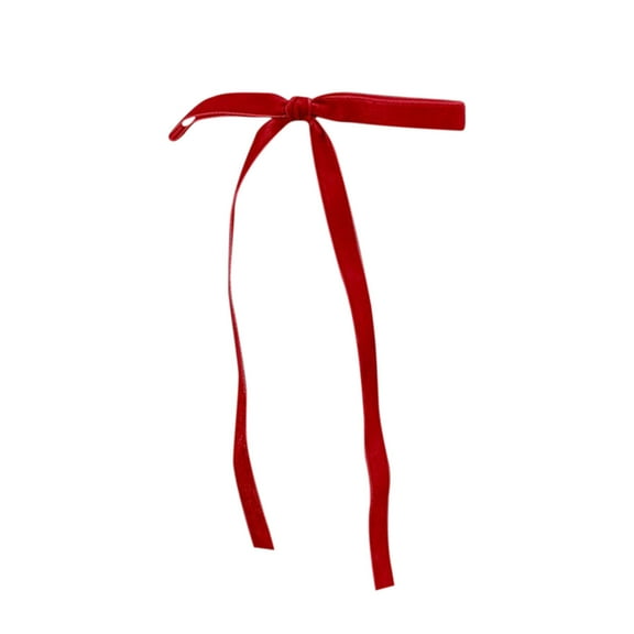 24 Pcs Christmas Tree Velvet Pre-Tied Ribbon Bow 5 x 7 in Wedding Decorating Wreath Spring Summer Winter Christmas Tree Decoration