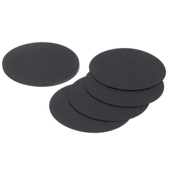 24 Pcs Circle Card Stock, 6.7 Inch Cardstock Paper Circles for Craft, Black