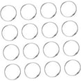 thumbnail image 1 of 24 Pcs Circle Shower Curtain Bracelet Decoration Hooks Stainless Steel s Hooks Round Shower Curtain Rod Bathroom Curtain Hooks Circular Shower Curtain Curtains Hanging Rings, 1 of 5