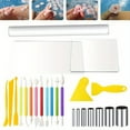 thumbnail image 1 of 24 Pcs Clay Sculpting Tools Kits Polymer Clay Tools DIY Set with Roller, Acrylic Sheet, Scraper Backing Board, Round Circle Shape Cutter, Shaping for Art Craft, 1 of 7