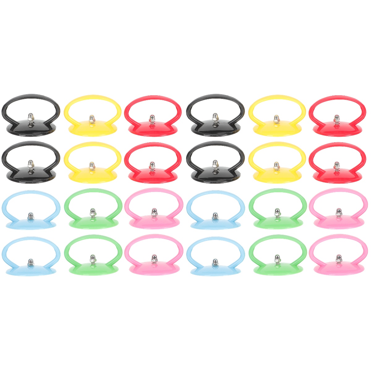 24 Pcs Colored Lid Handles Universal Lids Pot Antiscald Knob Roaster Pan Holding Colors Compact