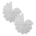 thumbnail image 1 of 24 Pcs Crochet Cotton Lace Doilies, White Vintage Crochet Doilies 8 Inches Round Cotton Handmade Lace Placemats Crafts Tables Food Bulk Doily Cloth Set Corrugated Edge for Wedding Birthday, 1 of 6