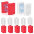 thumbnail image 1 of 24 Pcs Curtain Weights, Waterproof Magnetic Curtain Weights, Weighted Magnets for, Shower Curtain, Garden Flag, Tablecloth (Red+White), 1 of 10