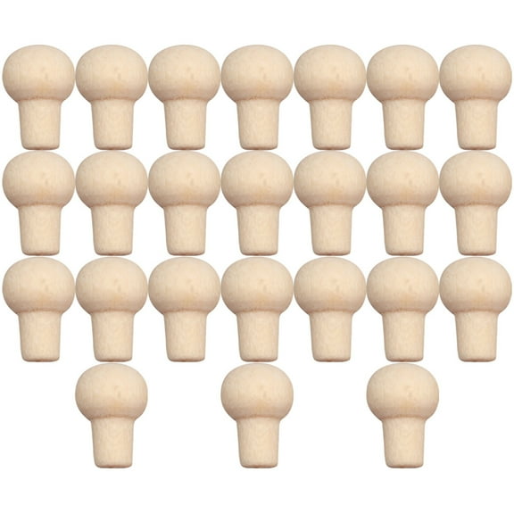 24 Pcs Drawer Door Handle Door Knob Tiny Wood Knobs Mini Wood Drawer Knobs Mini Drawer Knobs