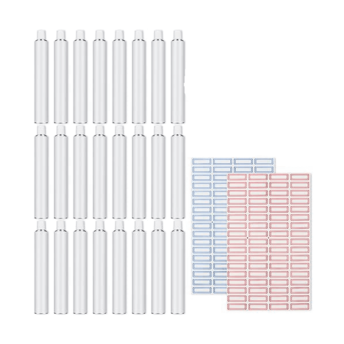 24 Pcs Empty Aluminum Paint Tubes 20 Ml Paint Tubes for Making Paint