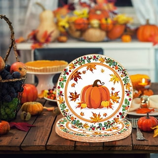 Fall party plates hotsell