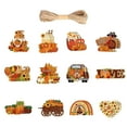 thumbnail image 1 of 24 Pcs Wooden Fall Hanging Ornaments - Gnome/Pumpkin/Flower Designs, Thanksgiving Tree & Party Decor, 1 of 3