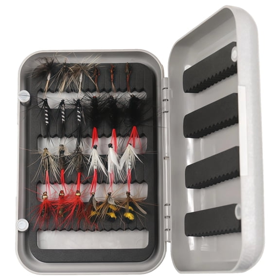 24 Pcs Fishing Lures Set with Waterproof Storage Box, Micro Jigs, Tautog Jigs for Saltwater Fishing, High Carbon Steel Hooks, Feather and Line Design, Ideal for Various Fishing Scenarios