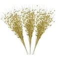 thumbnail image 1 of 24 Pcs Glitter Christmas Tree Picks,Bexikou Christmas Artificial Glitter Berry Stems,17" Christmas Tree Pick Sticks Decorations for Wreath DIY Crafts Home Wedding Holiday(Gold), 1 of 6