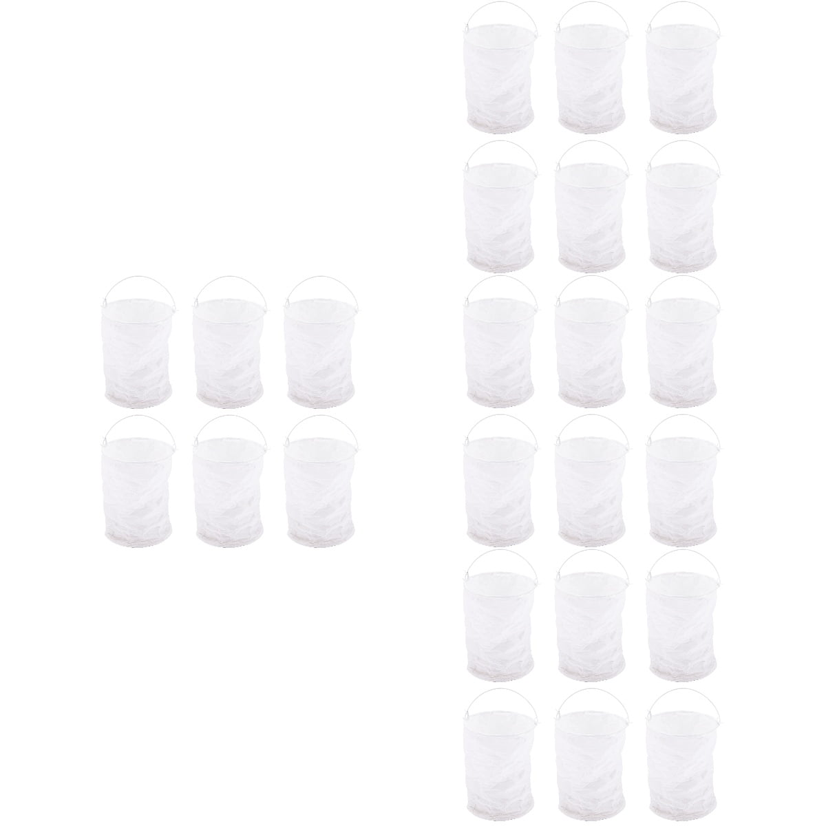 24 Pcs Handmade Paper Lanterns Decorations Scene LED Outdoor DIY Birthday Child