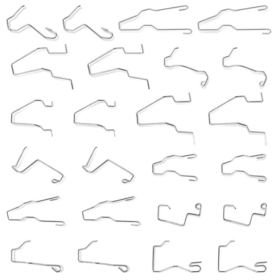 24 Pcs Headlight Bulb Retaining Clip Set,For H1 H3 H4 H7, Stainless Steel Spring Clamp Holder Kit With Storage Case,For Car Truck