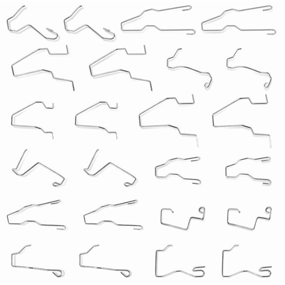24 Pcs Headlight Bulb Retaining Clip Set,For H1 H3 H4 H7, Stainless Steel Spring Clamp Holder Kit With Storage Case,For Car Truck