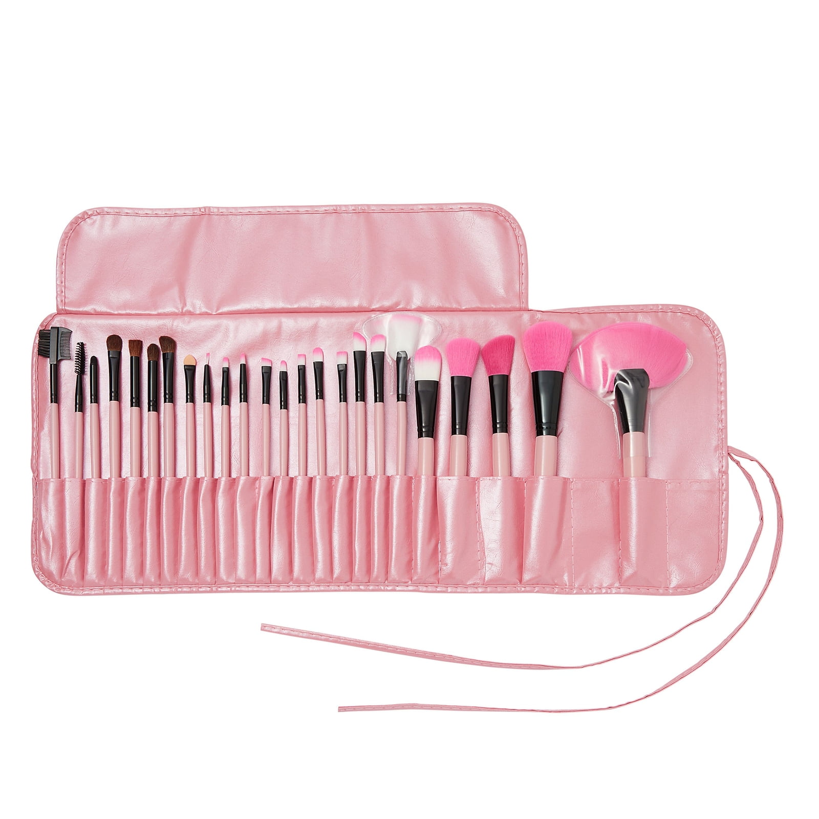 72 Grid Makeup & Painting Brush Holders Organizer for Pencil, Paintbrush,  Cosmetic Brushes, Pink 12 Pcs Crystal Handle Makeup Large Brush 