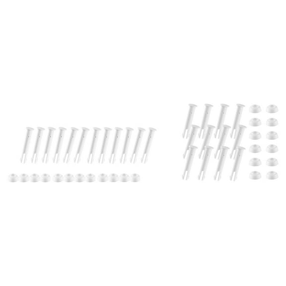24 Pcs Inflatable Pool Pool Frame Swimming Pool Replacement Parts Pool Accessory Plastic Pool Joint Pin Parts Pool Connector Pins Accessories White Abs