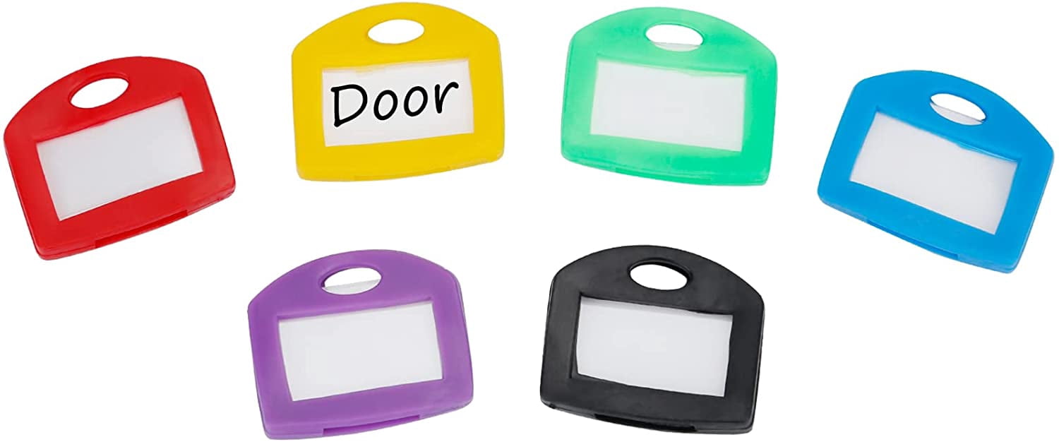 24 Pcs Key Covers Caps 1 Inch Key Covers Protectors with Blank Paper ...