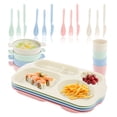 thumbnail interactive-video image 1 of BEABA Silicone Nesting Bowls Set Of 3 - Soft Unbreakable Baby & Toddler Dinnerware 1 of 9