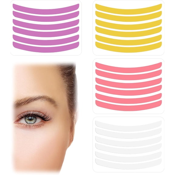 24 Pcs Lash Lift Ribbon, Soft Silicone Lash Lift Rods Reusable Eyelash Curler Pads Flexible Lashes Lift Tools for Eyelashes Lifting (4 Colors)