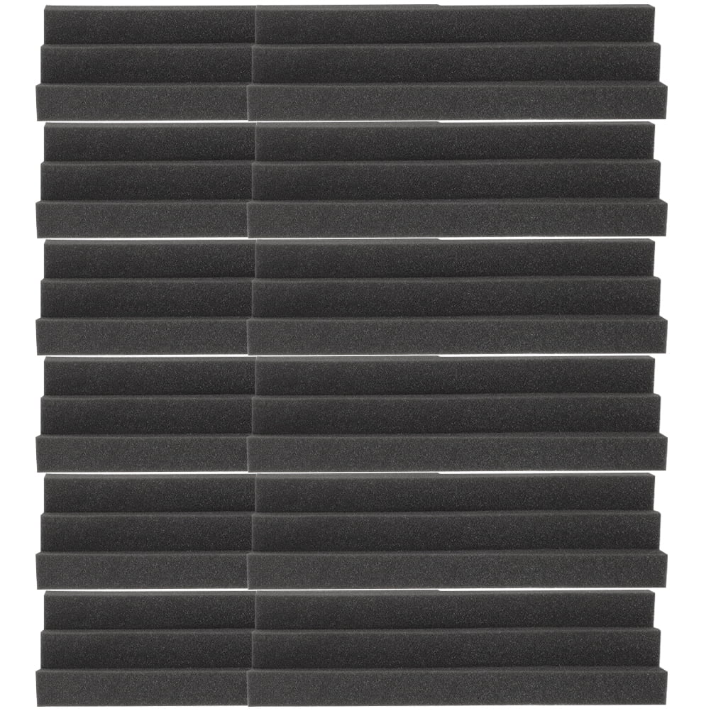 24 Pcs Low Frequency Soundabsorbing Cotton Foam Board Soundproofing