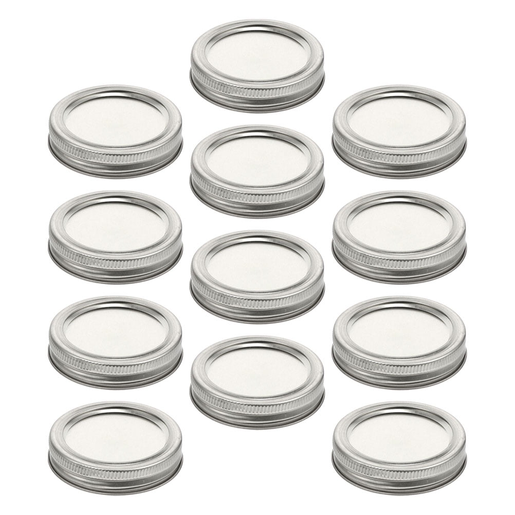 24 Pcs Mason Jar Containers Mason Storage Caps Wide Mouth Canning Lids ...