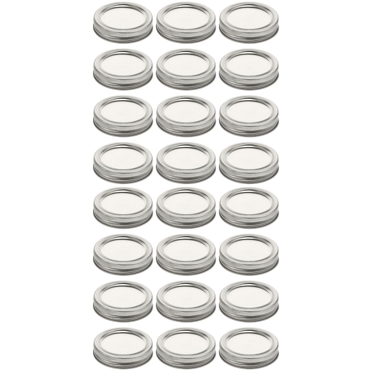 24 Pcs Mason Jar Lids Canning Tinplate Containers Mouth Iced Coffee